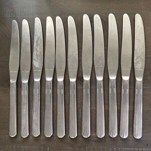 World Brand Tableware WOF25 Stainless Steel Dinner/Butter Knives Lot 11